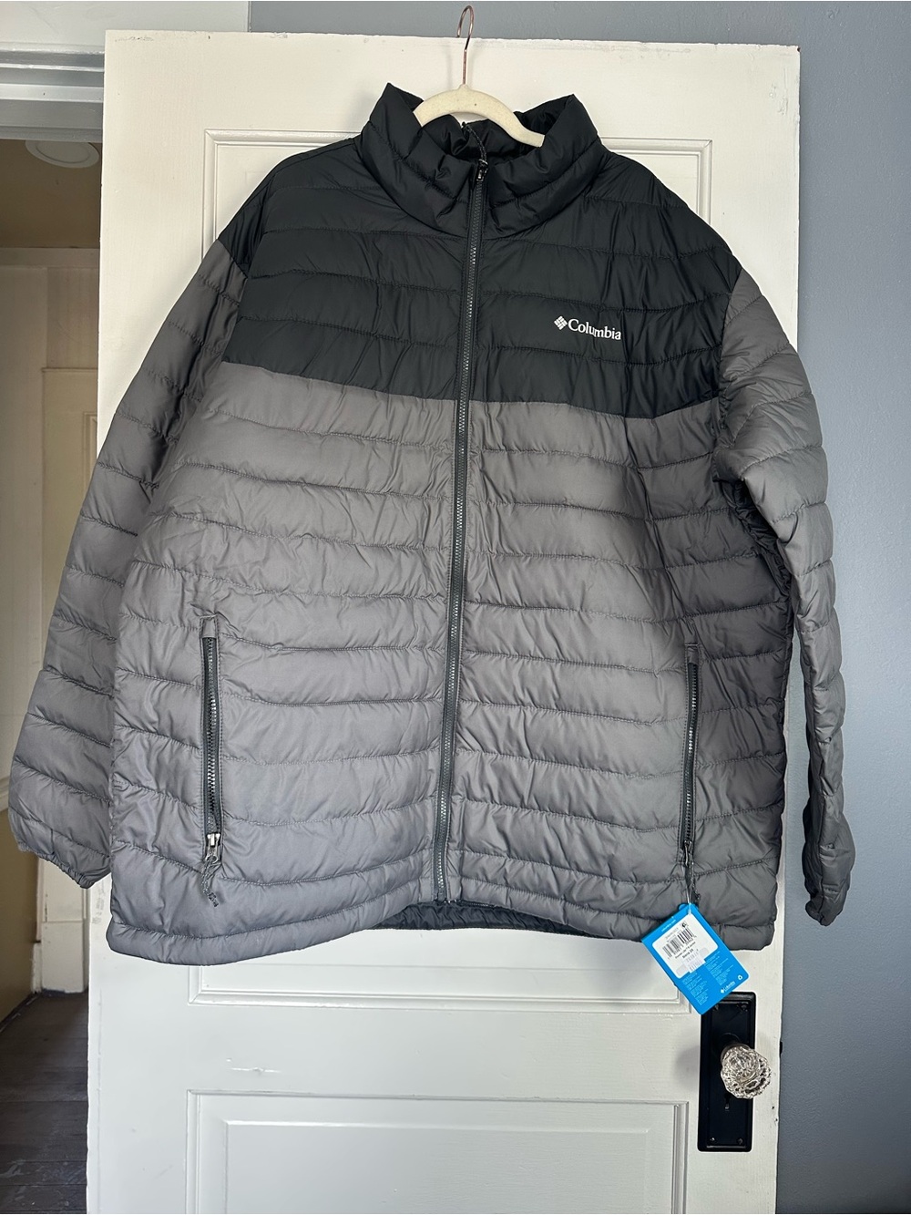 Columbia Powder Lite II Jacket Men’s 2X Black Gray NWT